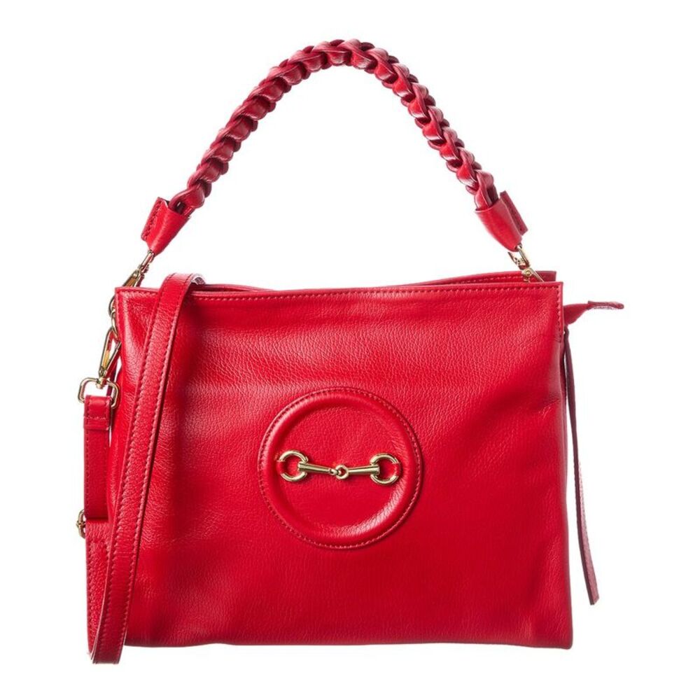 Isabella Rossetti Calista Leather Handbag, Red